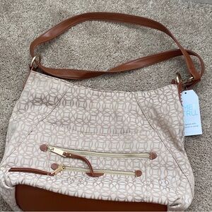 NWT purse Time and Tru Tan and Cream Shoulder Bag